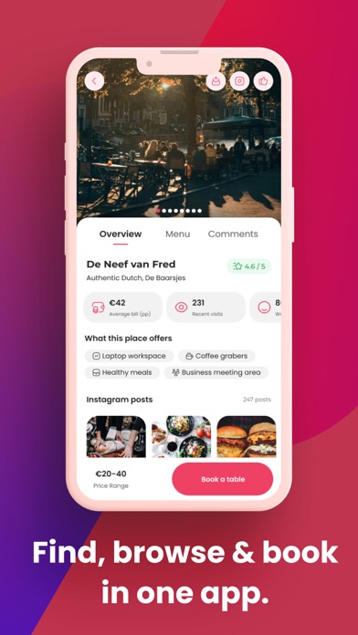 Afterhours: The Foodies App Screenshot