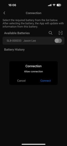 ARB Battery Connect screenshot
