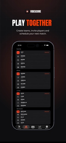 VibeScore - Feel the Score iPhone screenshot
