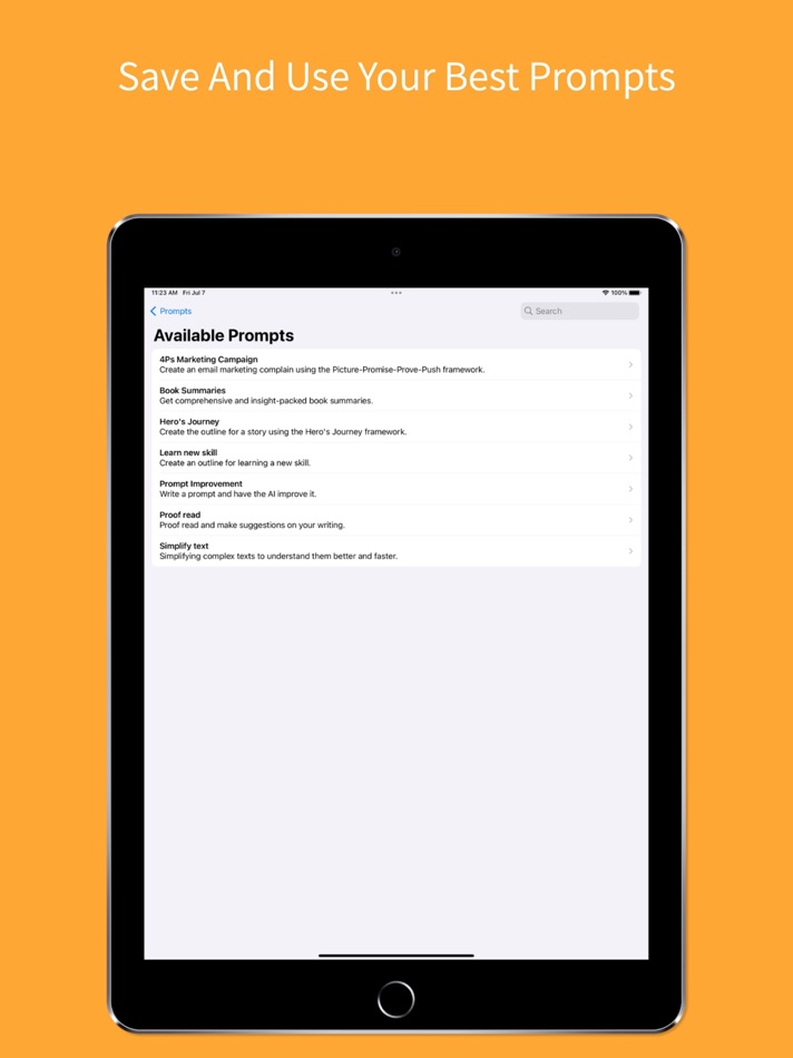 #1. Prompts by E-String (iOS) От: E-String Technologies, Inc.