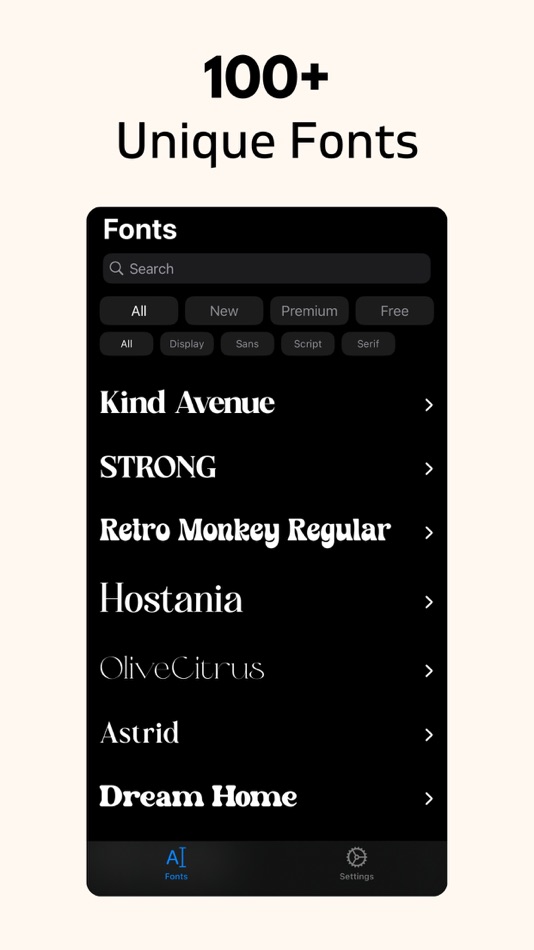 #2. Fonts for Procreate+ (iOS) Podle: Arda Sen