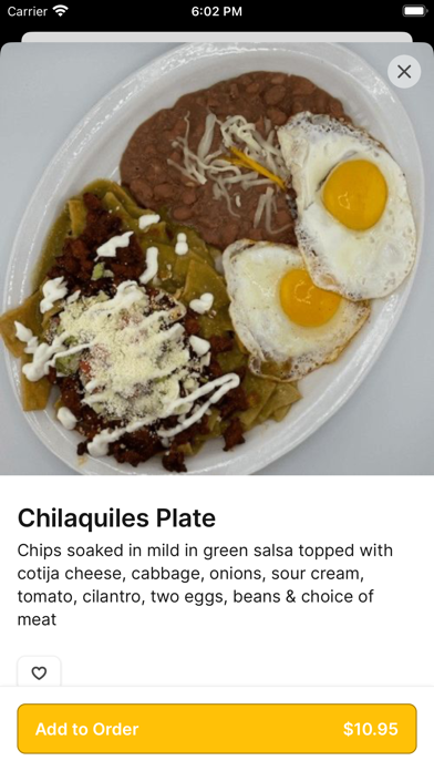 Mami's Mexican Grill iPhone screenshot 3 - Food & Drink app