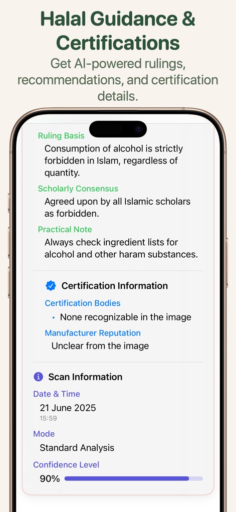 Halal Scanner: Food Scan Halzy - Food & Drink App | MWM