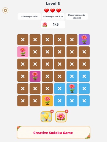 Bloom Sudoku iPad screenshot