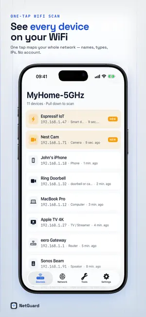 NetGuard: WiFi Scanner screenshot 1