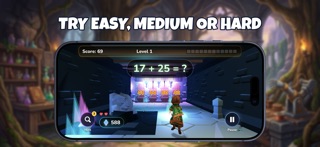 Math Mayhem Kids Practice Game iPhone screenshot