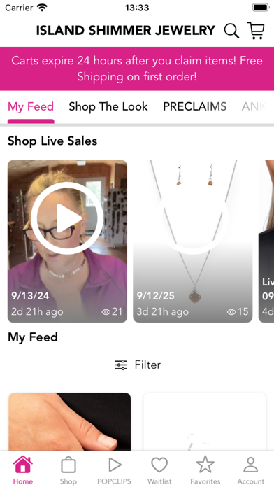 ISLAND SHIMMER JEWELRY Screenshot