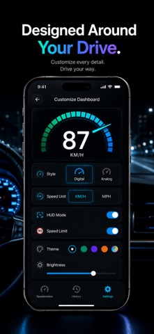 Speedometer GPS Speed & HUD Screenshot 7 of 8