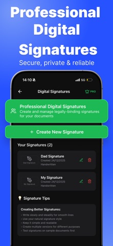 Document signature : PDF eSign Screenshot 5 of 5