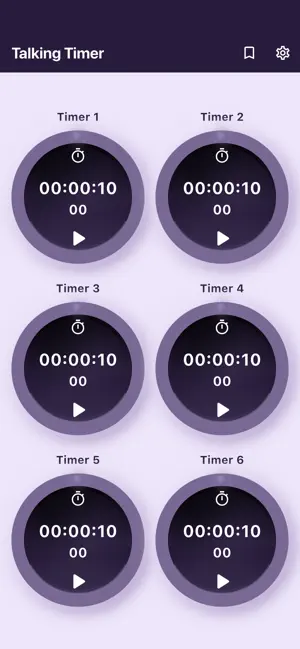 Talking Timer: Voice Alerts screenshot 1