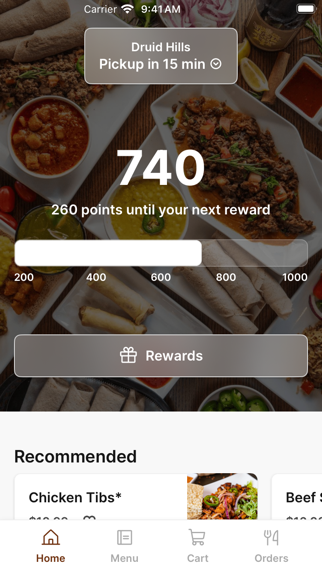 Desta Ethiopian Kitchen To Go iPhone screenshot 1 - Food & Drink app