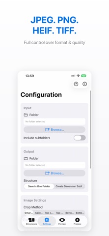 Bulk Cropper: Resize & Crop iPhone screenshot