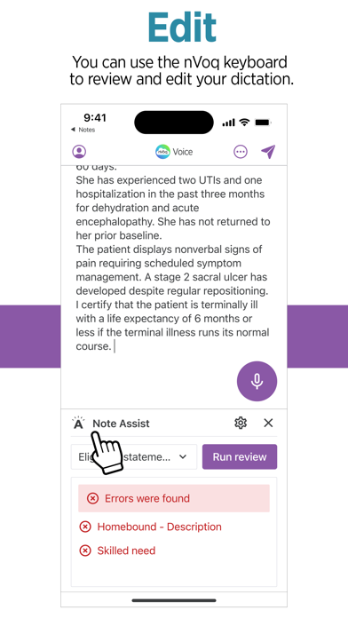 nVoq Voice iPhone screenshot 4 - Business app