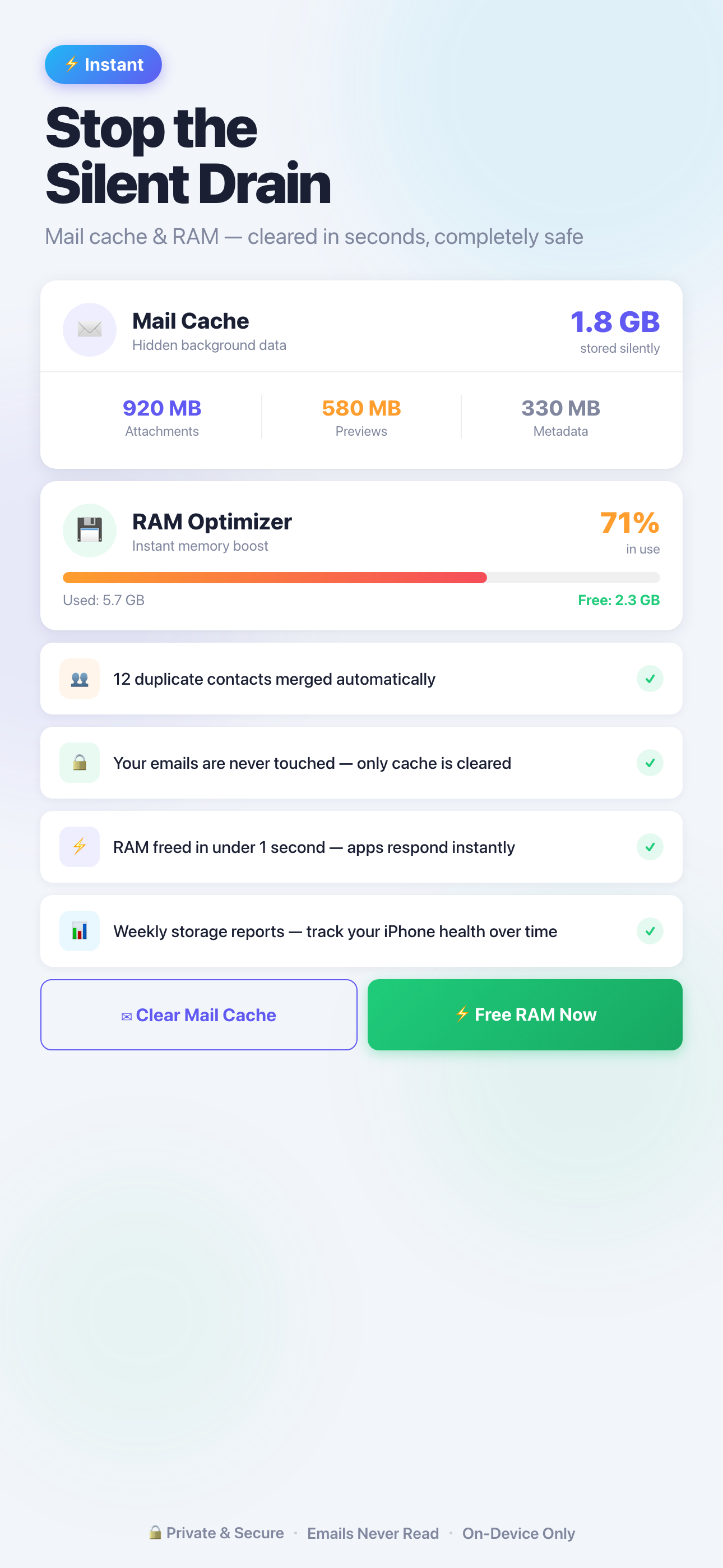 Optimo: Phone Cleaner & AI