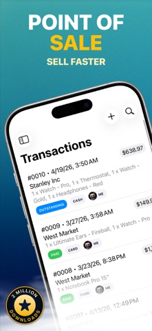Cash Register for Business iPhone screenshot