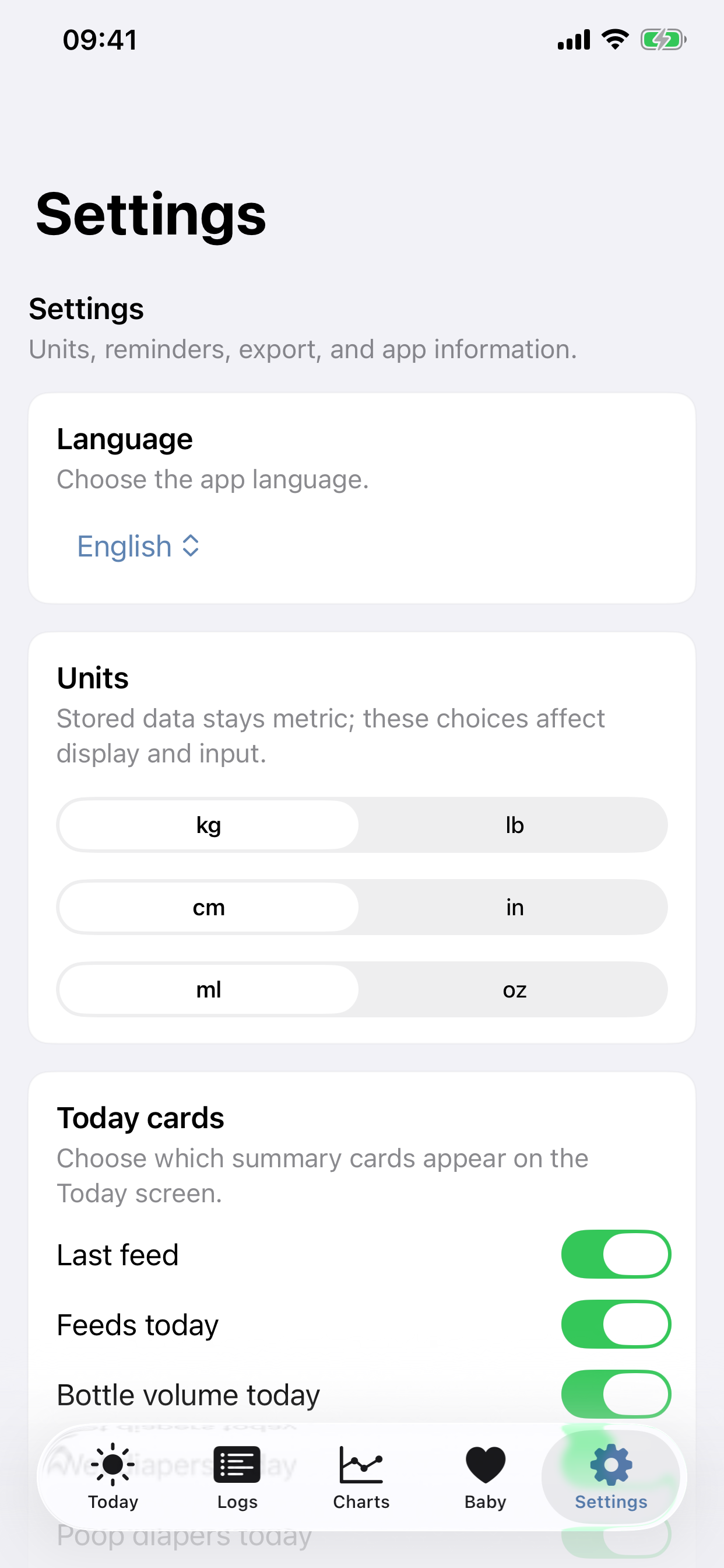 FirstDays Baby Tracker screenshot 8