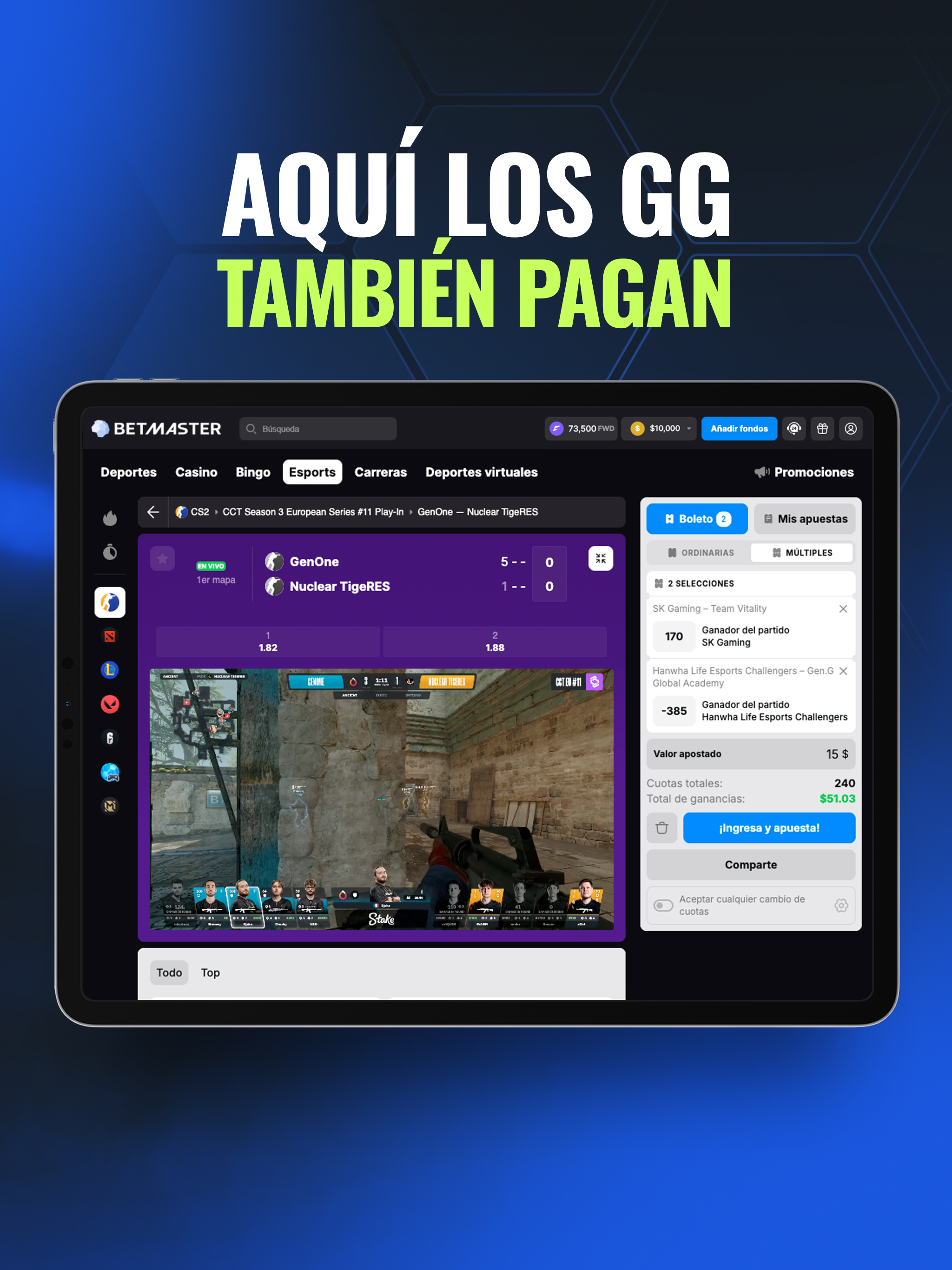 Betmaster: Apuestas Deportivas screenshot 14