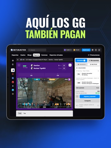 Betmaster: Apuestas Deportivas iPad screenshot 4
