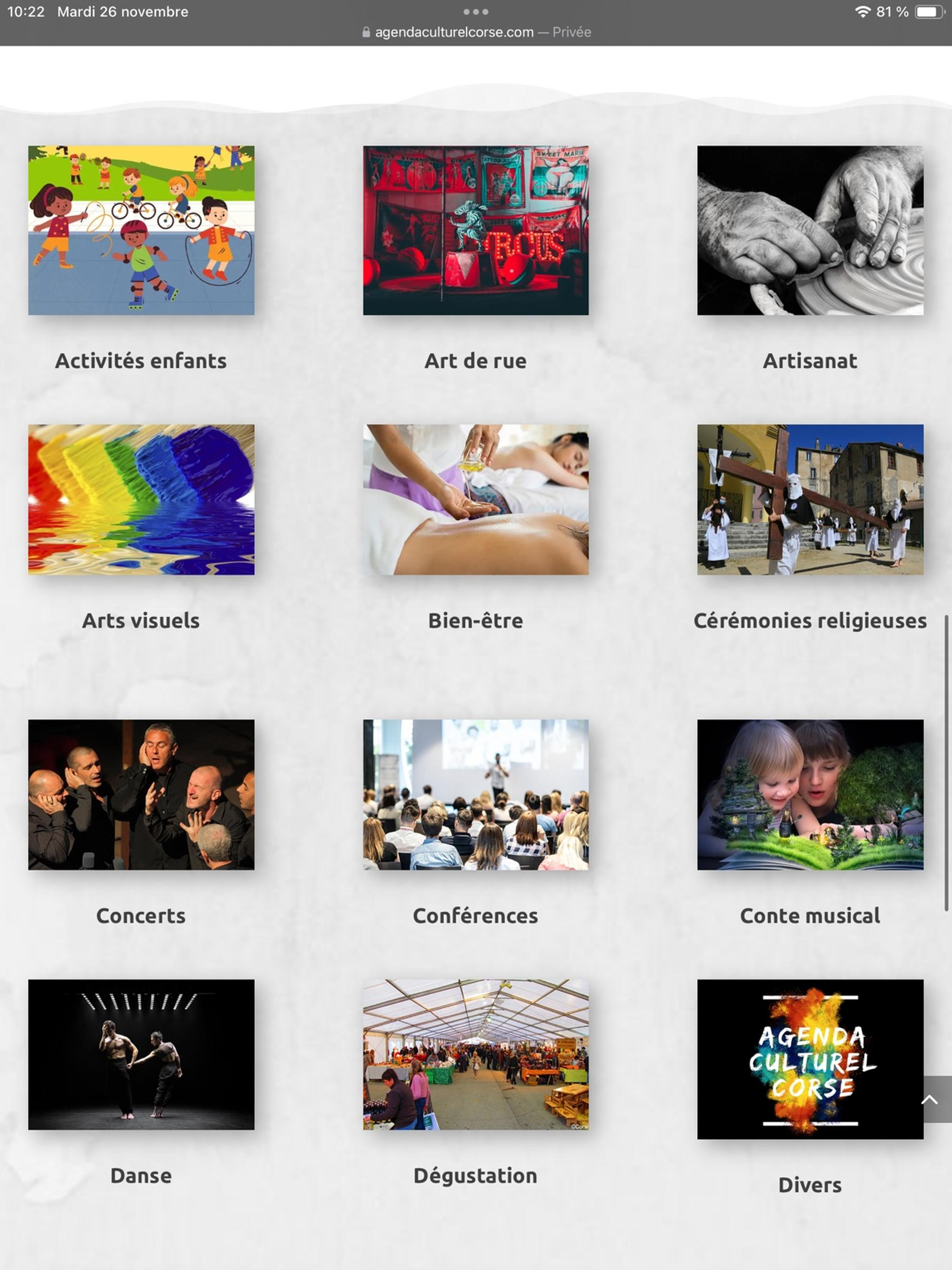 Agenda Culturel Corse