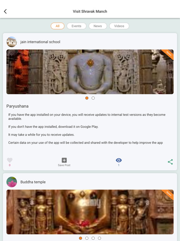 JainDirect-Technology for All iPad screenshot 2 - News app