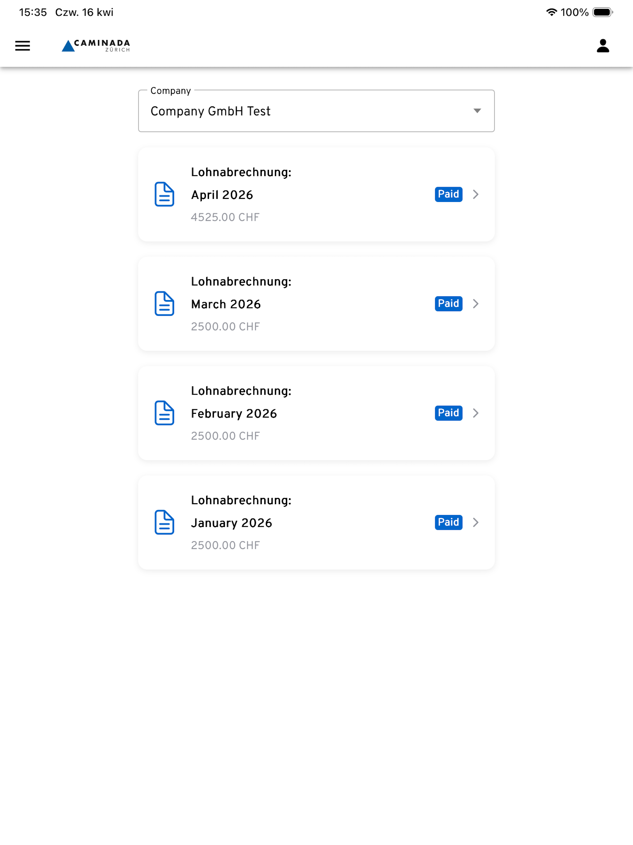 Caminada App screenshot 6