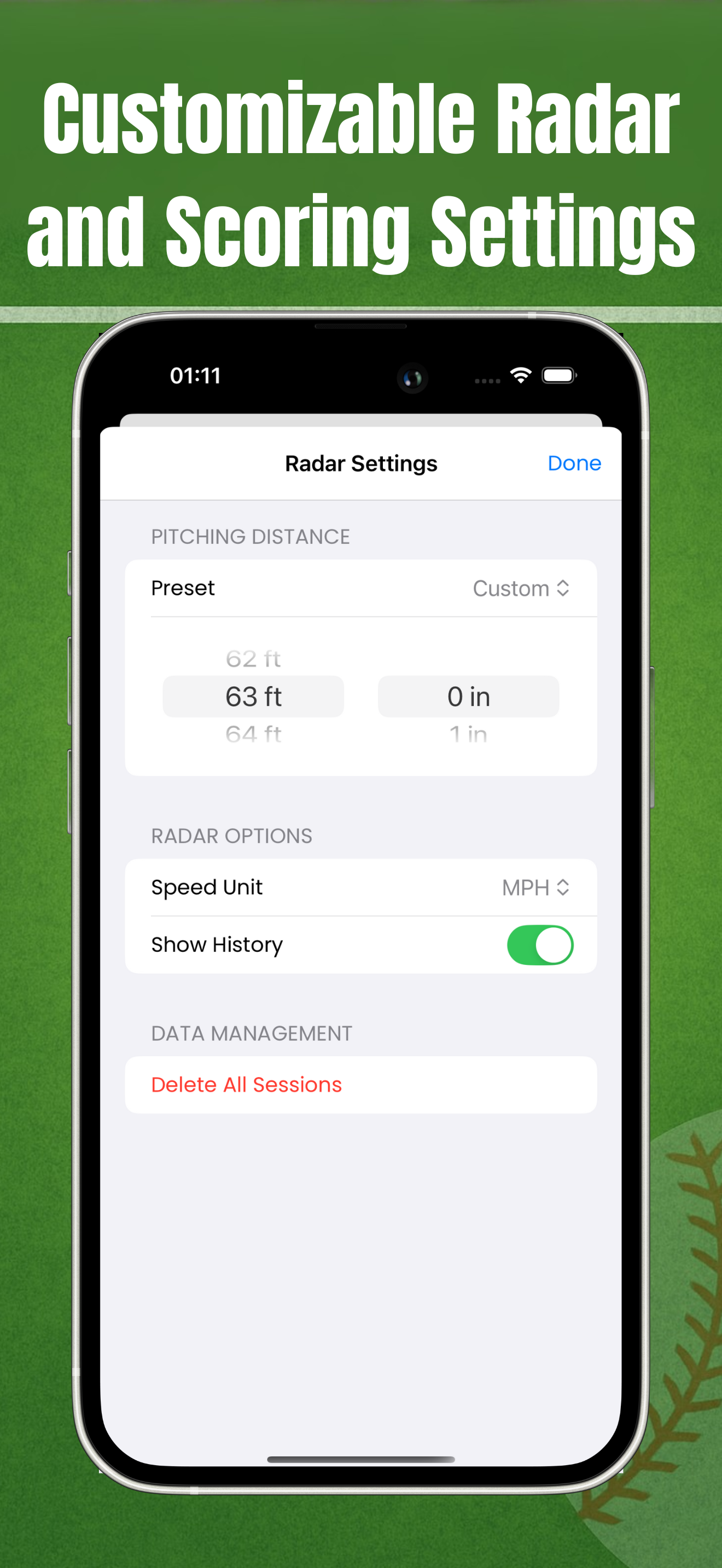 Pitch Counter - Radar Gun FYNX