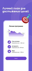 Счетчик калорий: Худеем вместе screenshot #3 for iPhone