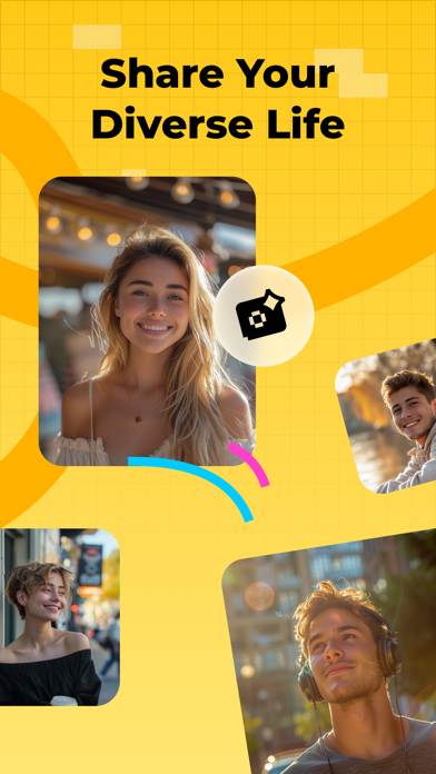 Snap,Meet & Chat Fun - Picpals Screenshot