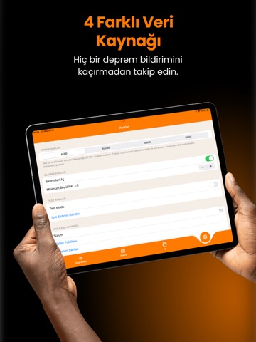 Zelzele: Deprem Bildirimi iPad screenshot 4