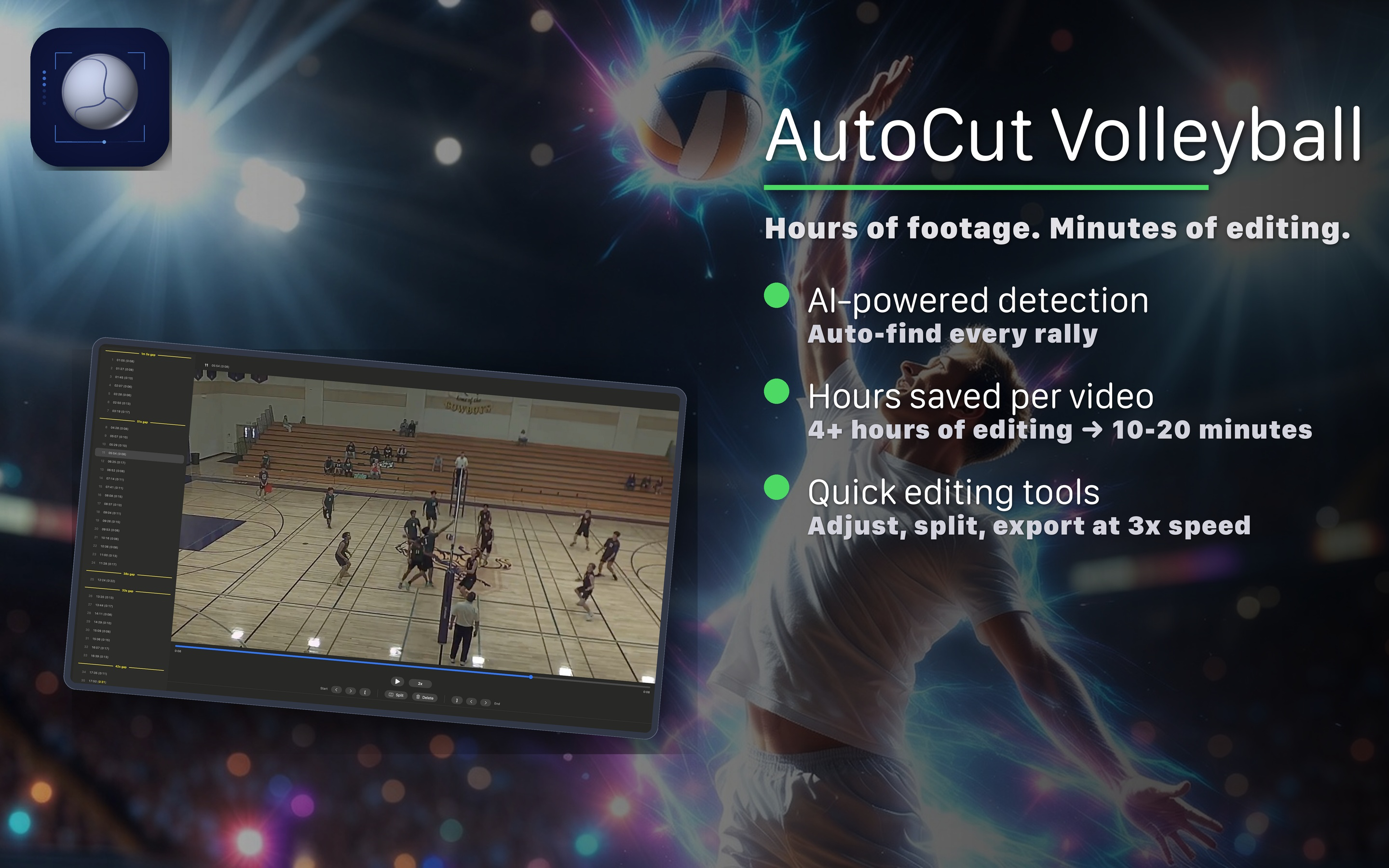 AutoCut Volleyball screenshot 11