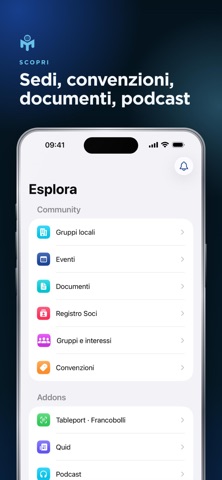 Mensa Italia iPhone screenshot
