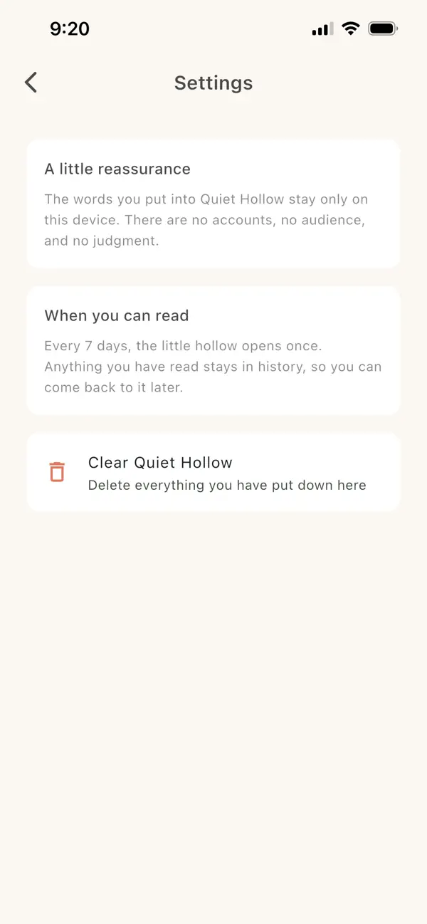 Screenshot #2 pour Quiet Hollow