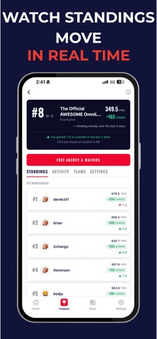 OmniLeague: Fantasy Sports screenshot