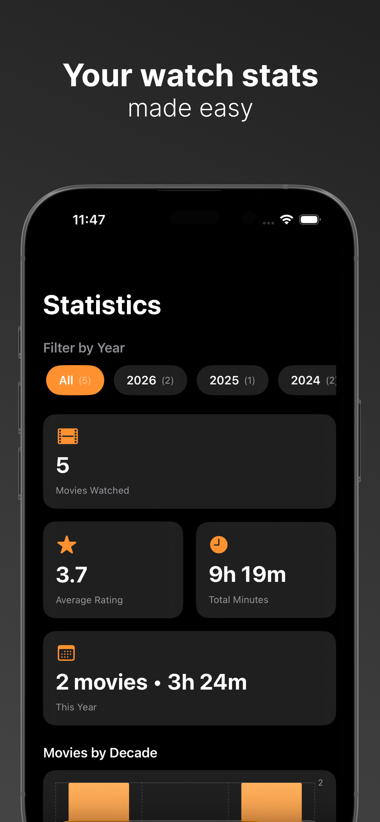 Tovie | Simple Movie Tracker screenshot 6