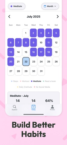 LifeStats - Habit Tracker iPhone screenshot
