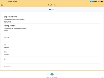 Honolulu Board of Water Supply iPad screenshot