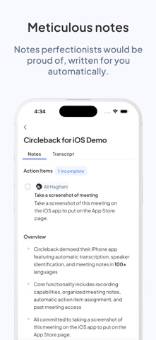 Circleback - AI Meeting Notes Screenshot 2 of 4