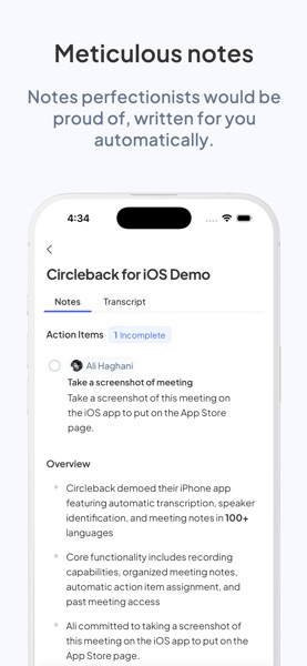 Circleback のスクリーンショット 2