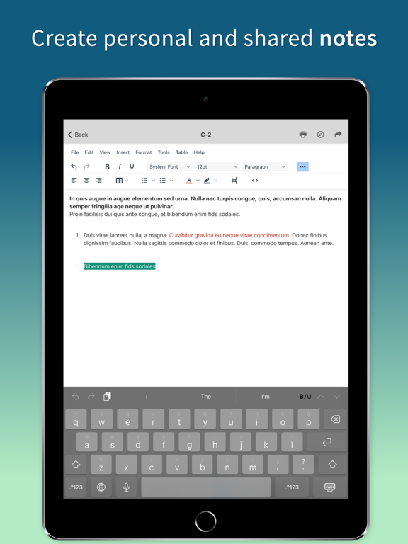 Territory Helper iPad screenshot 4 - Productivity app