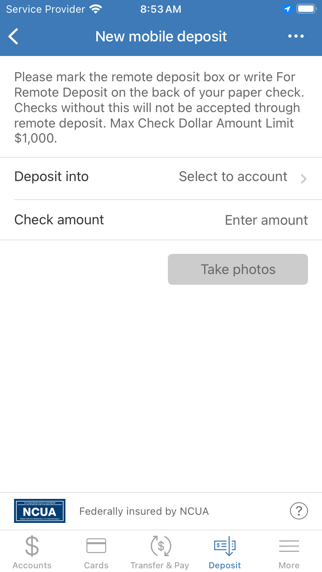 Affinity One FCU Screenshot