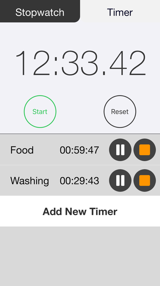 #4. Stopwatch Timer & Alarm Pro (iOS) Ved: Vicki Partridge