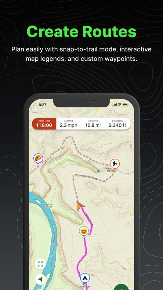 #3. Gaia GPS: Mobile Trail Maps (iOS) 由: TrailBehind