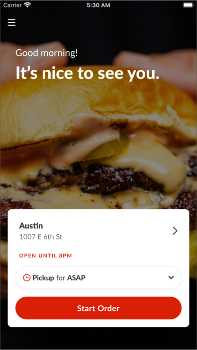 NADC Burger iPhone screenshot 2 - Food & Drink app
