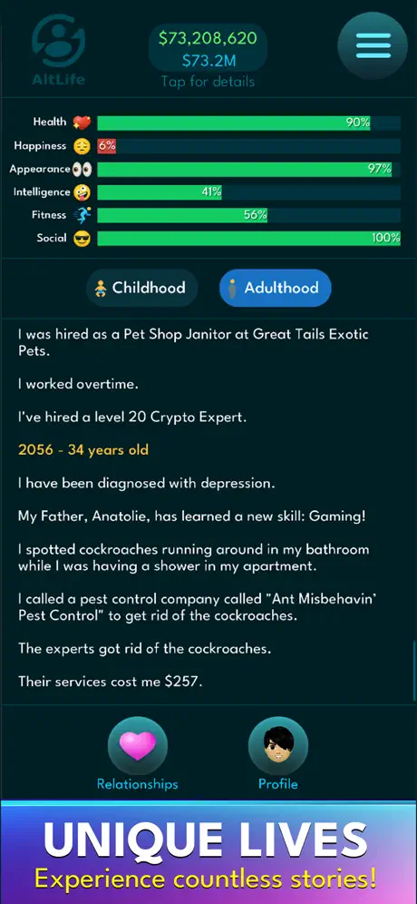 AltLife - Life Simulator
