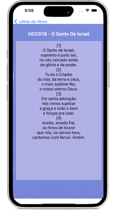 Screenshot #3 pour Hinário Culto Cristão