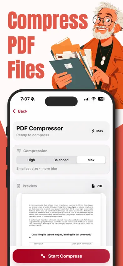 PDF Compressor  Compress File screenshot 1