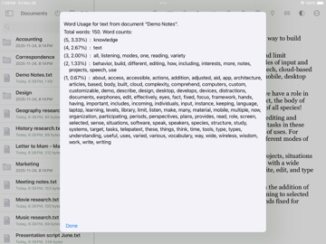TelepaText - editor, speech iPad screenshot