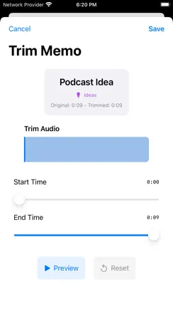Voice Memo Record iPhone image 2