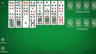 Freecell, jeu de cartes Screenshot