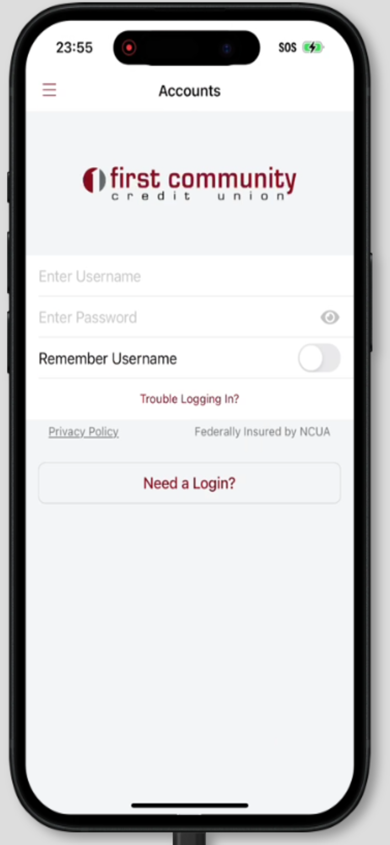 First Comm Credit Union Mobile